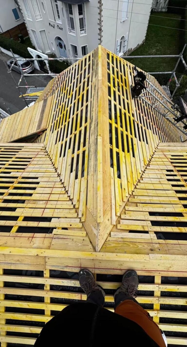 Liteaunage neuf aretiers noues charpente